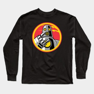 Metal Robot - Robot Only Logo Long Sleeve T-Shirt